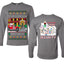 Dashing Through The Snow Classic 90s Holiday Movie Front and Back Unisex Ugly Christmas Sweater Mens Long Sleeve Shirt
