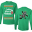 Jolliest Bunch of Assholes Xmas Movie Ugly Christmas Front and Back Sweater Mens Long Sleeve Shirt