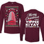 Nakatomi Plaza Christmas Party 1988 Ugly Christmas Front and Back Sweater Mens Long Sleeve Shirt