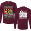 Dashing Through The Snow Classic 90s Holiday Movie Front and Back Unisex Ugly Christmas Sweater Mens Long Sleeve Shirt