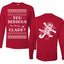 You Serious Clark Christmas Vacation Movie  Ugly Christmas Front and Back Sweater Mens Long Sleeve Shirt