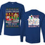 Dashing Through The Snow Classic 90s Holiday Movie Front and Back Unisex Ugly Christmas Sweater Mens Long Sleeve Shirt