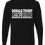 Viral Political Meme Shirt Sweater, Unisex Mens Long Sleeve Shirt