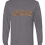 Colorado  Camo Fill Orange Outline Sweater, Unisex Mens Long Sleeve Shirt