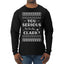 You Serious Clark Christmas Vacation Movie Ugly Christmas Sweater Mens Long Sleeve Shirt