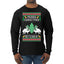 Merry Christmas Bitches Ugly Christmas Sweater Mens Long Sleeve Shirt
