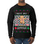 Not My Gumdrop Buttons Funny Classic Movie Quote Ugly Christmas Sweater Mens Long Sleeve Shirt