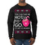 You Can Take Me Hot to Go, Hot Cocoa Viral Song Pop Music Ugly Christmas Sweater Mens Long Sleeve Shirt