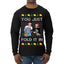 You Just Fold It In Funny Enchilada Moira David TV Sitcom Ugly Christmas Sweater Mens Long Sleeve Shirt
