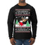 Grandma Got Run Over by a Reindeer, Funny Animated Design Rein Deer Kids TV Song Movie Ugly Christmas Sweater Mens Long Sleeve Shirt