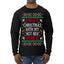 First Christmas With My Hot New Wife Classic Newlywed Ugly Christmas Sweater Mens Long Sleeve Shirt