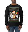Gonna Party Like It's My Birthday Jesus Ugly Christmas Sweater Mens Long Sleeve Shirt