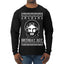 Birthday Boy Jesus Christ Ugly Christmas Sweater Mens Long Sleeve Shirt