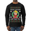 Fudge Around And Find Out Story Ugly Christmas Sweater Mens Long Sleeve Shirt