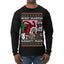 Merry Krampus Naughty Brats | Funny Ugly Christmas Sweater Mens Long Sleeve Shirt