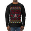 Now I Have a Machine Gun Ho Ho Ho Nakatomi Die Hard McClane Classic 80s Xmas Movie Ugly Christmas Sweater Mens Long Sleeve Shirt
