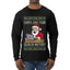 Santa Saw Your Search History, Funny Internet Humor, Ugly Christmas Sweater Mens Long Sleeve Shirt