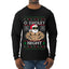 O Swoley Night, Exercise and Fitness Enthusiast, Ugly Christmas Sweater Mens Long Sleeve Shirt