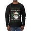 Rollin' Into The Holidays Christmas Sweater, Ugly Christmas Sweater Mens Long Sleeve Shirt