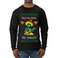 Feliz Navidad Mis Amigos!, Ugly Christmas Sweater Mens Long Sleeve Shirt
