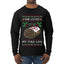 She Loves my Yule Log, Ugly Christmas Sweater Mens Long Sleeve Shirt