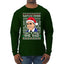 Santas Coming That's What She Said Michael Scott Ugly Christmas Sweater Mens Long Sleeve Shirt