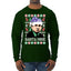 Santa Mike Michael Scott The Office Ugly Christmas Sweater Mens Long Sleeve Shirt