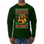 Strike First Strike Hard No Mercy Xmas Ugly Christmas Sweater Mens Long Sleeve Shirt