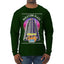 Retro Nakatomi Plaza 1988 Holiday Party Ugly Christmas Sweater Mens Long Sleeve Shirt
