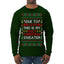Due to Inflation This is My Ugly Christmas Sweater | Funny Ugly Christmas Sweater Mens Long Sleeve Shirt
