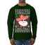 Have a Chingon Christmas Funny Spanish Saying Ugly Christmas Sweater Mens Long Sleeve Shirt