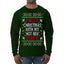 First Christmas With My Hot New Wife Classic Newlywed Ugly Christmas Sweater Mens Long Sleeve Shirt