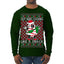 Out Here Looking Like a Snack Funny Cute Christmas Cookie Ugly Christmas Sweater Mens Long Sleeve Shirt