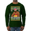I Have A Big Package Meme Barry Wood Ugly Christmas Sweater Mens Long Sleeve Shirt
