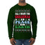All I Want For Christmas Is Peace on Earth  Ugly Christmas Sweater Mens Long Sleeve Shirt