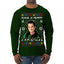 Have a Perry Christmas Ugly Christmas Sweater Mens Long Sleeve Shirt