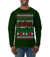 This Ugly Sweater Sucks But I Swallow Ugly Christmas Sweater Mens Long Sleeve Shirt