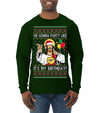 Gonna Party Like It's My Birthday Jesus Ugly Christmas Sweater Mens Long Sleeve Shirt