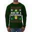 Son Of A Nutcracker Christmas Movie Quote  Ugly Christmas Sweater Mens Long Sleeve Shirt