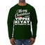 Merry Christmas and Yippee Ki Yay MOFO Christmas Mens Long Sleeve Shirt