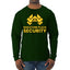 Nakatomi Plaza Security Movie Christmas Mens Long Sleeve Shirt