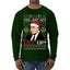 Just Got Litt Up Louis Tv Show Parody Ugly Christmas Sweater Mens Long Sleeve Shirt