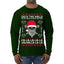 Valhalla Deck The Halls With Skulls & Bodies Ugly Christmas Sweater Mens Long Sleeve Shirt