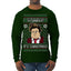 Ho Ho Holy Schnikes Funny 90s Classic Tommy Boy Movie Ugly Christmas Sweater Mens Long Sleeve Shirt