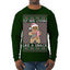 Out Here Looking Like a Snack Cute Xmas Cookie Ugly Christmas Sweater Mens Long Sleeve Shirt