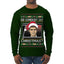 Did Somebody Say Christmas? Lloyd Dumb Dumber 90s Movie Ugly Christmas Sweater Mens Long Sleeve Shirt