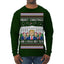 Merry Christmas and a MAGA New Year 2025 Ugly Christmas Sweater Mens Long Sleeve Shirt