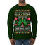 Nakatomi Corporation Christmas Party 1988 Plaza Logo, Classic Die Hard McClane 80s Xmas Movie Quote Ugly Christmas Sweater Mens Long Sleeve Shirt