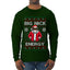 Big Nick Energy, Funny Humor, Ugly Christmas Sweater Mens Long Sleeve Shirt