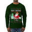Merry Christmas Y'all Christmas Sweater, Ugly Christmas Sweater Mens Long Sleeve Shirt